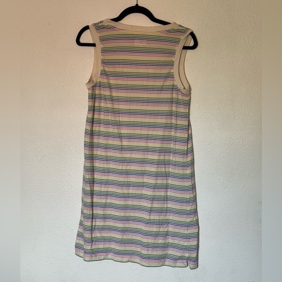 Pact Striped Sleeveless Dress M - Picture 3 of 6